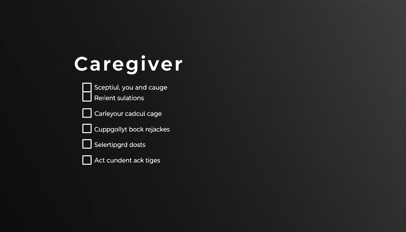Caregiver checklist: essential tasks to keep daily care organized