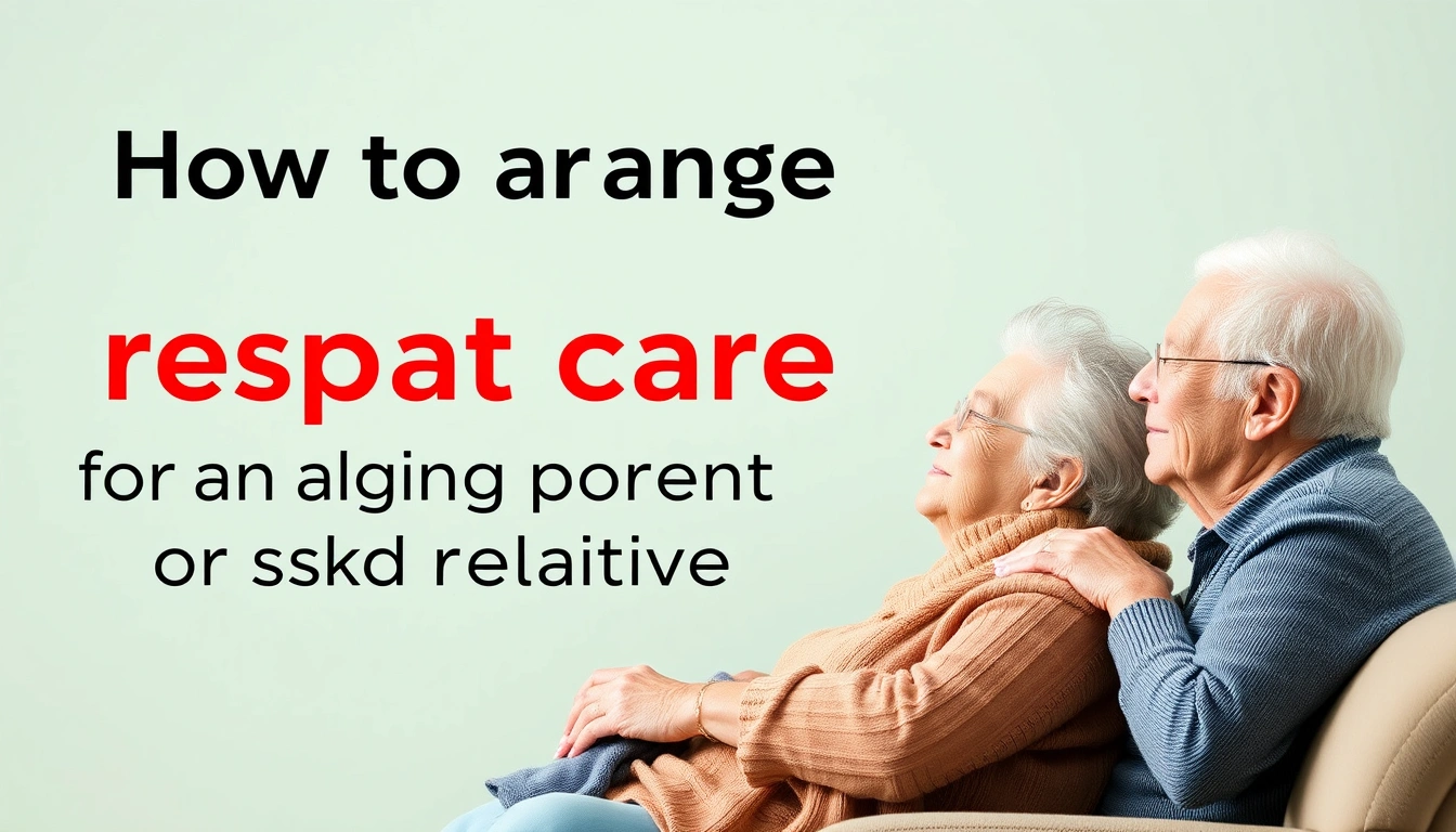 How to arrange respite care for an aging parent or sick relative How to arrange respite care for an aging parent or sick relative