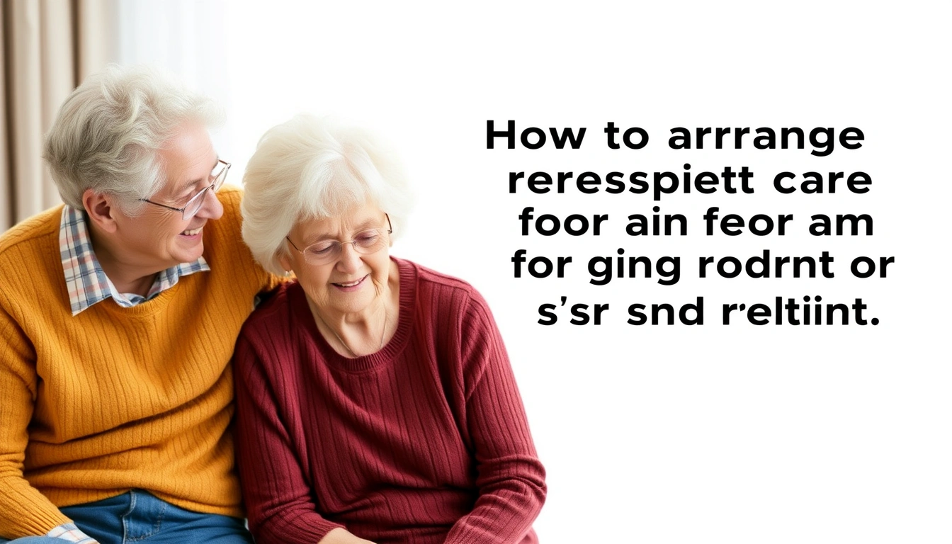 How to arrange respite care for an aging parent or sick relative How to arrange respite care for an aging parent or sick relative