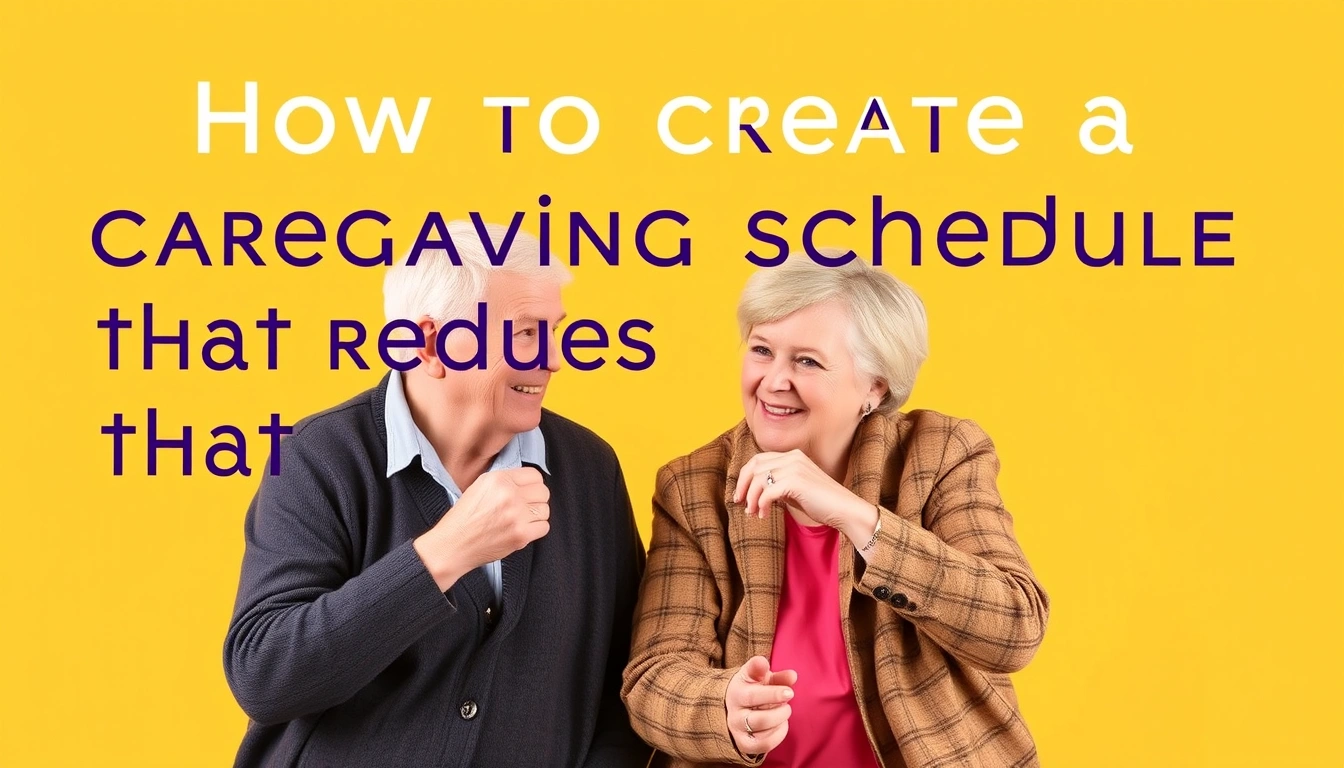 How to create a caregiving schedule that reduces missed tasks